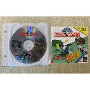 Hasbro Interactive Monopoloy 1996 CD-Rom Games